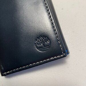 Timberland Premium Genuine Leather Trifold Wallet in Black for Men | NewWithTags